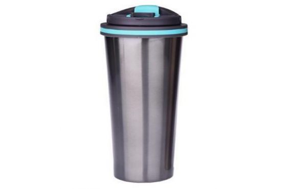 VASO TERMICO COMET 450 ML. DOBLE PARED COLOR GRIS COD. S1071G