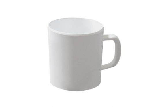 TAZA MUG MELAMINA BLANCO 8,3 CMS. DIAMETRO COD. E71001