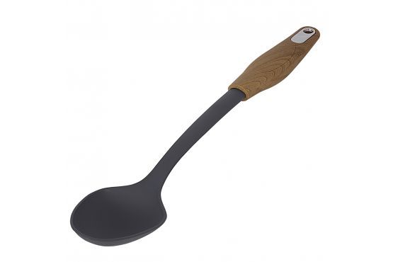 Cuchara Servir Plástico Marca FREE COOK Mango Simil Madera Medidas; 36 cms. de largo 7 cm. de ancho Cod. FC7673/OKR-006