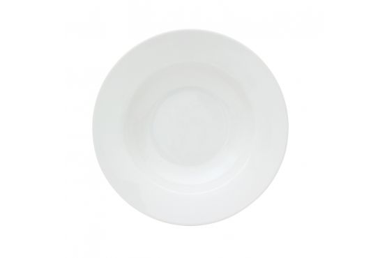 PLATO DE MESA HONDO CERAMICA BLANCO SELECTA 23 CMS. COD. 276004