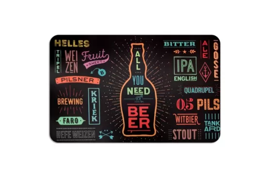 SET MANTELES INDIVIDUALES X 6 43 X 28 DISEÑO BEER COD. GS0751