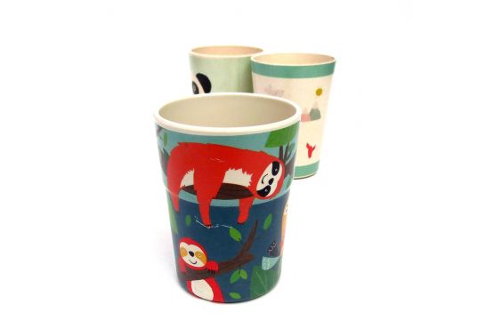 Vaso Melamina Diseño Infantil Medidas; 8 Cms. Diametro X 10 Cms. Alto Cod. GR8868