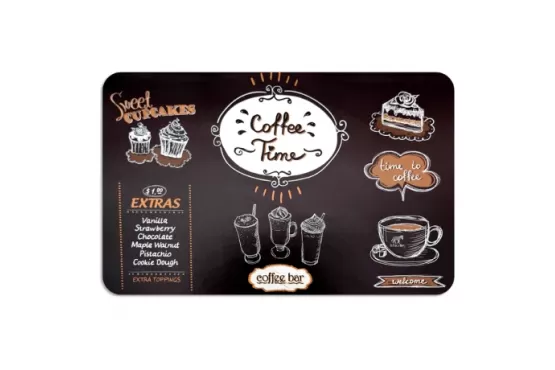 SET MANTELES INDIVIDUALES X 6 43 X 38 DISEÑO COFFEE TIME COD. GS0749