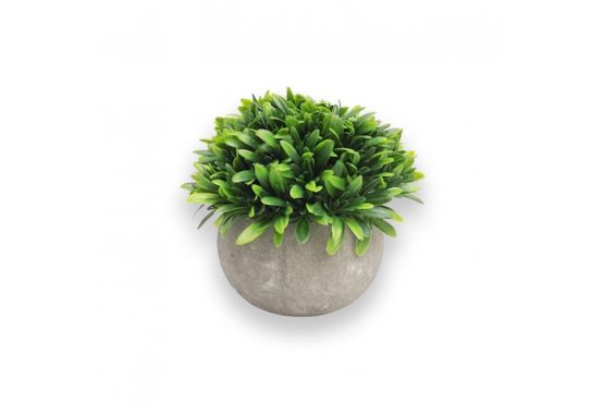 Planta/arbusto artificial Marca SELECTA con maceta ceramica Medidas; 12 cms. x 5 cms. Cod. 4651842