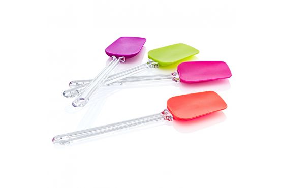 Espatula Silicona Marca FREE COOK Colores Surtidos Medidas; 7 cms. de ancho x 31 cms. de largo Cod. 547011/CK-089