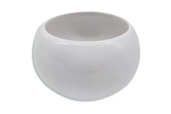 MACETA CERAMICA BLANCA 9,5 X 6 COD. HA1005