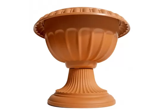 MACETA JARDIN PLASTICA J&G FORMA COPA COLOR TERRACOTA 26 X 23 COD. GR1344