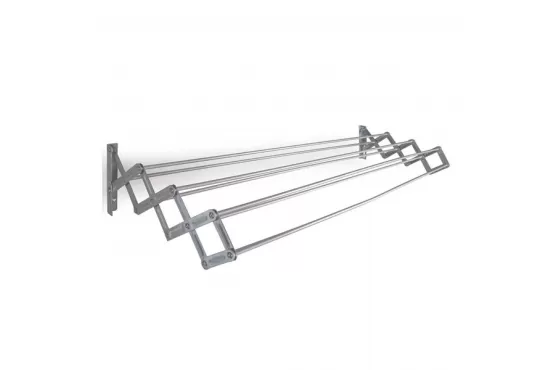 TENDEDERO PLEGABLE MOR PARA PARED 1,20 MTS. ALUMINIO COD. 6038