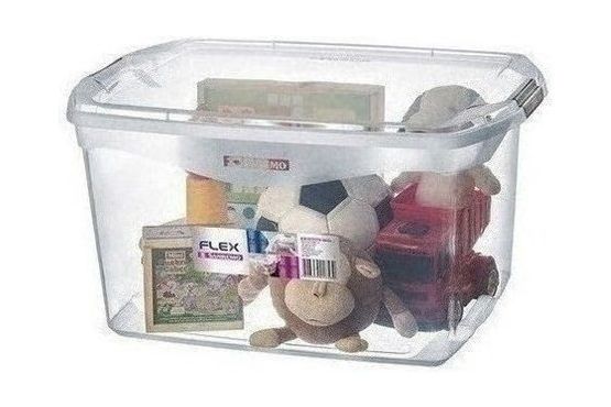 CAJA ORGANIZADOR PLASTICO SAN REMO 68 LTS. CON TAPA COD. SR971