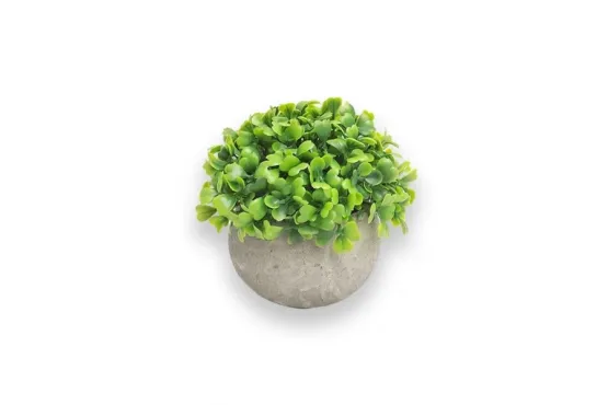 Planta/arbusto artificial Marca SELECTA con maceta ceramica Medidas; 12 cms. x 5 cms. Cod. 4651841